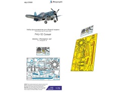 Поступил в продажу набор цветного фототравления на F4U-1D Corsair от Hasegava. Масштаб 1:72