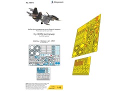 Поступил в продажу набор фототравления экстерьера на Су-30СМ от Звезды. Масштаб 1:48