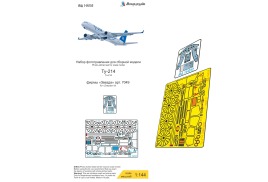 Поступил в продажу набор фототравления на Ту-214 от Звезды. Масштаб 1:144